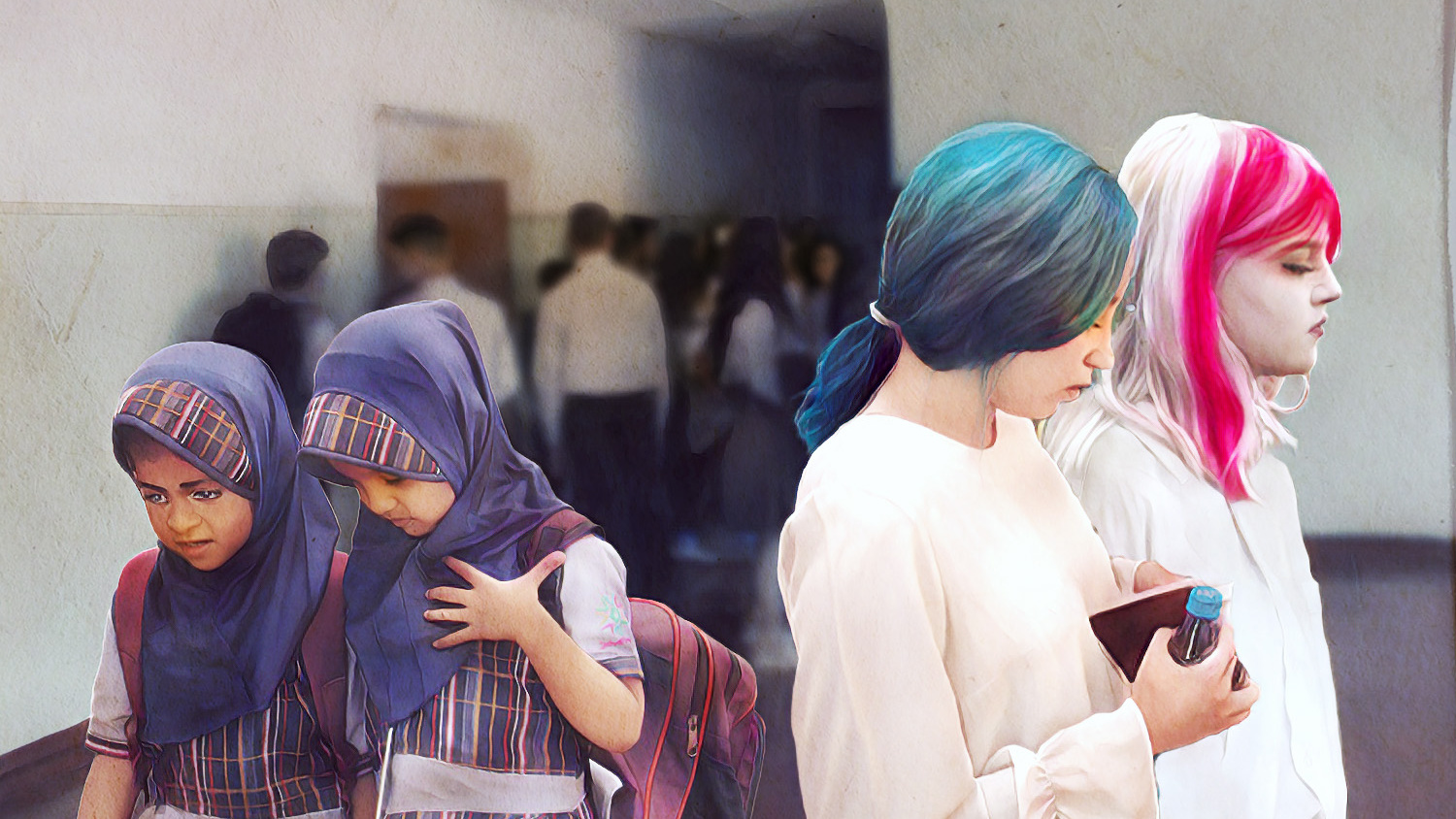 «А розово-зеленые волосы уместны?» Как разделились мнения челябинцев по поводу школьниц в хиджабах