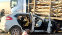 В массовой аварии на Южном Урале погибли двое взрослых и ребенок. Момент ДТП попал на видео