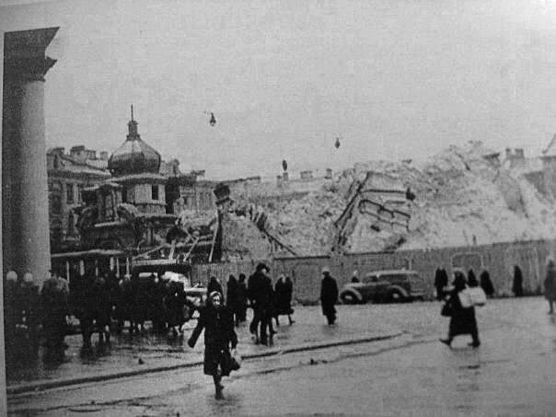 Площадь после разрушения Спаса на Сенной, январь 1961 г., автор Овчинников Кирилл Владимирович
