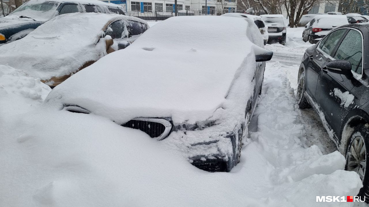 Рекордный снегопад в москве