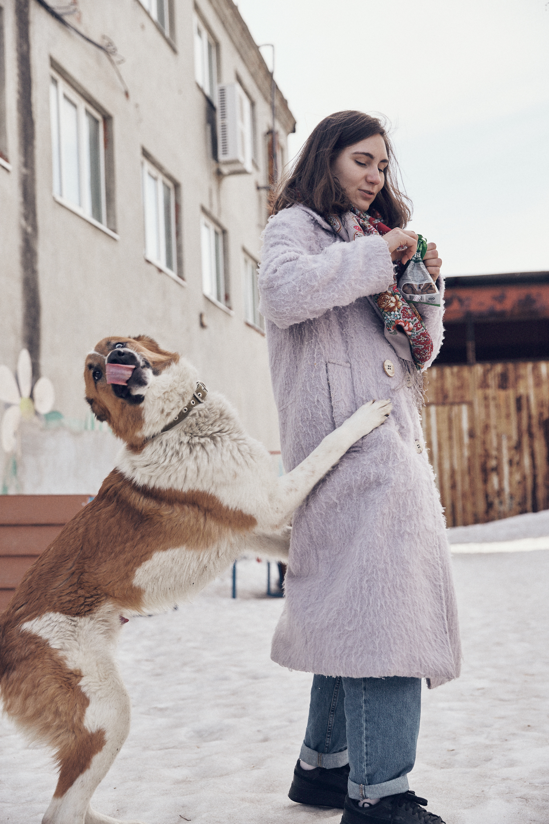 Анна с одним из подопечных «ЗООзащиты» Анна с одним из подопечных «ЗООзащиты»