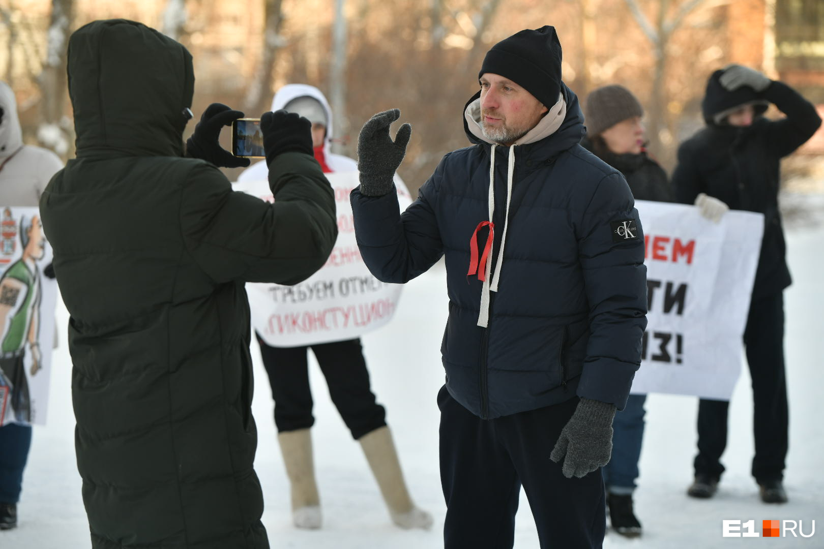 Некоторые охотно выступали с заявлениями на видео