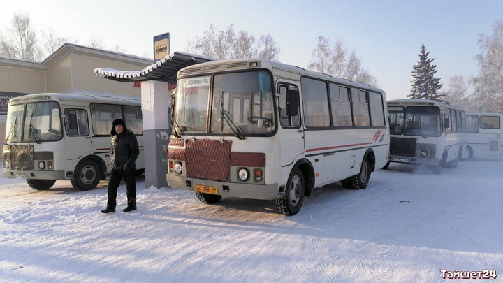 Водители автобусов в Тайшете устроили забастовку из-за плохой уборки снега на дорогах