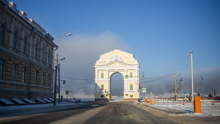 Как Иркутск проснулся 1 января