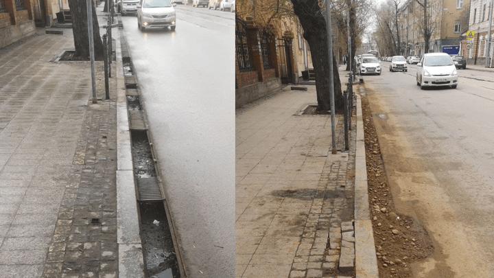 «Иркутскавтодор» заасфальтирует неработающую ливневую канализацию на ул. Степана Разина