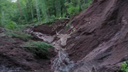 Дорога к сёлам Верхние и Нижние Куларки Сретенского района обрушилась из-за дождей