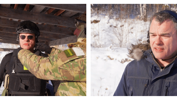 Иркутский спецназ помог актёру Евгению Дятлову вжиться в роль бойца