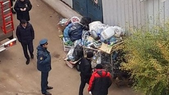 Учебную бомбовую кассету нашли в центре Читы