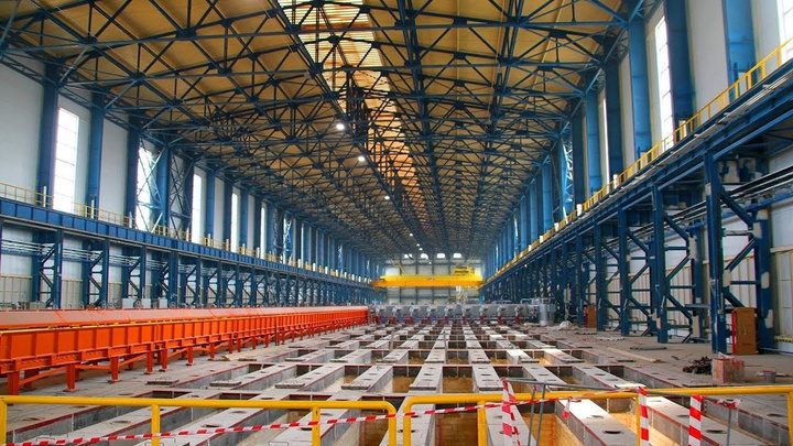 «Русал» вложил $1,6 млрд в строительство 1-й очереди Тайшетского алюминиевого завода