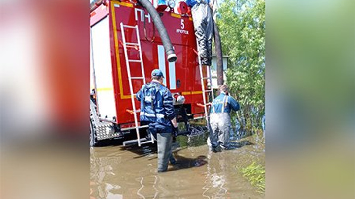 622 участка в двух районах Иркутска подтопило после сильных дождей