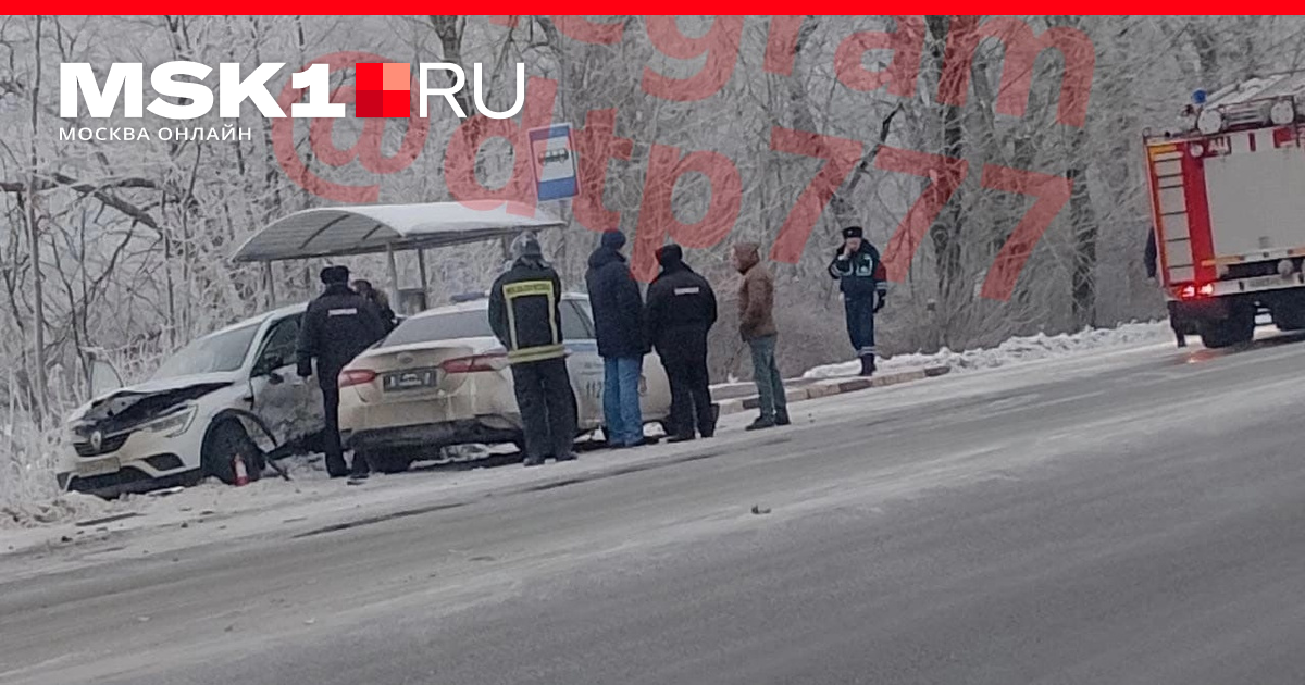 Авария в Коломне с полицией. Автокатастрофа Московская 5 декабря.