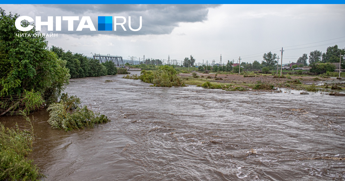 Экстренное предупреждение МЧС: вода в реках Чита, Ингода, Шилка и Чикой