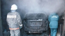 «Десятка» дотла сгорела в гараже в Ростовской области