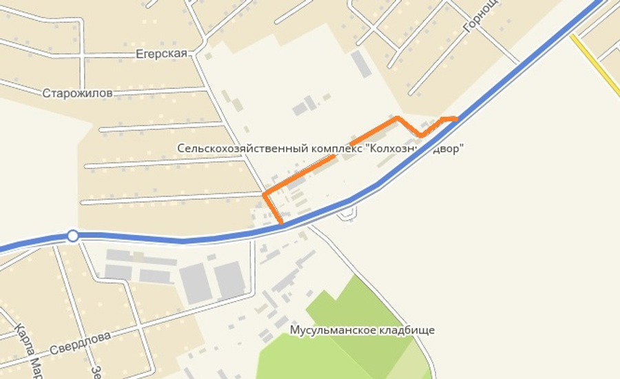 Автобус будет ходить с заездом на 17-й километр Полевского тракта
