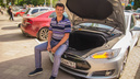«Километр на электрокаре обходится в один рубль»: дончанин променял «Лексус» на экологичное авто