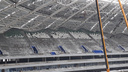 На стадионе «Самара Арена» устанавливают белые и зеленые кресла