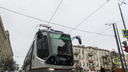 В Ростове на Театральной из-за ДТП парализовало движение трамваев