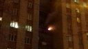 Жильцов дома на улице Олимпийской эвакуировали из-за пожара на балконе