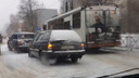 В центре Ярославля столкнулись три автомобиля