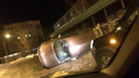 «Хотел дрифтануть»: в Тольятти кроссовер Volkswagen Tiguan перевернулся на бок