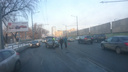 ДТП на Московском шоссе: общественный транспорт встал без движения