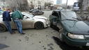 Попал в «десятку»: пассажирка «Лады» пострадала в столкновении с Cadillac в центре Челябинска
