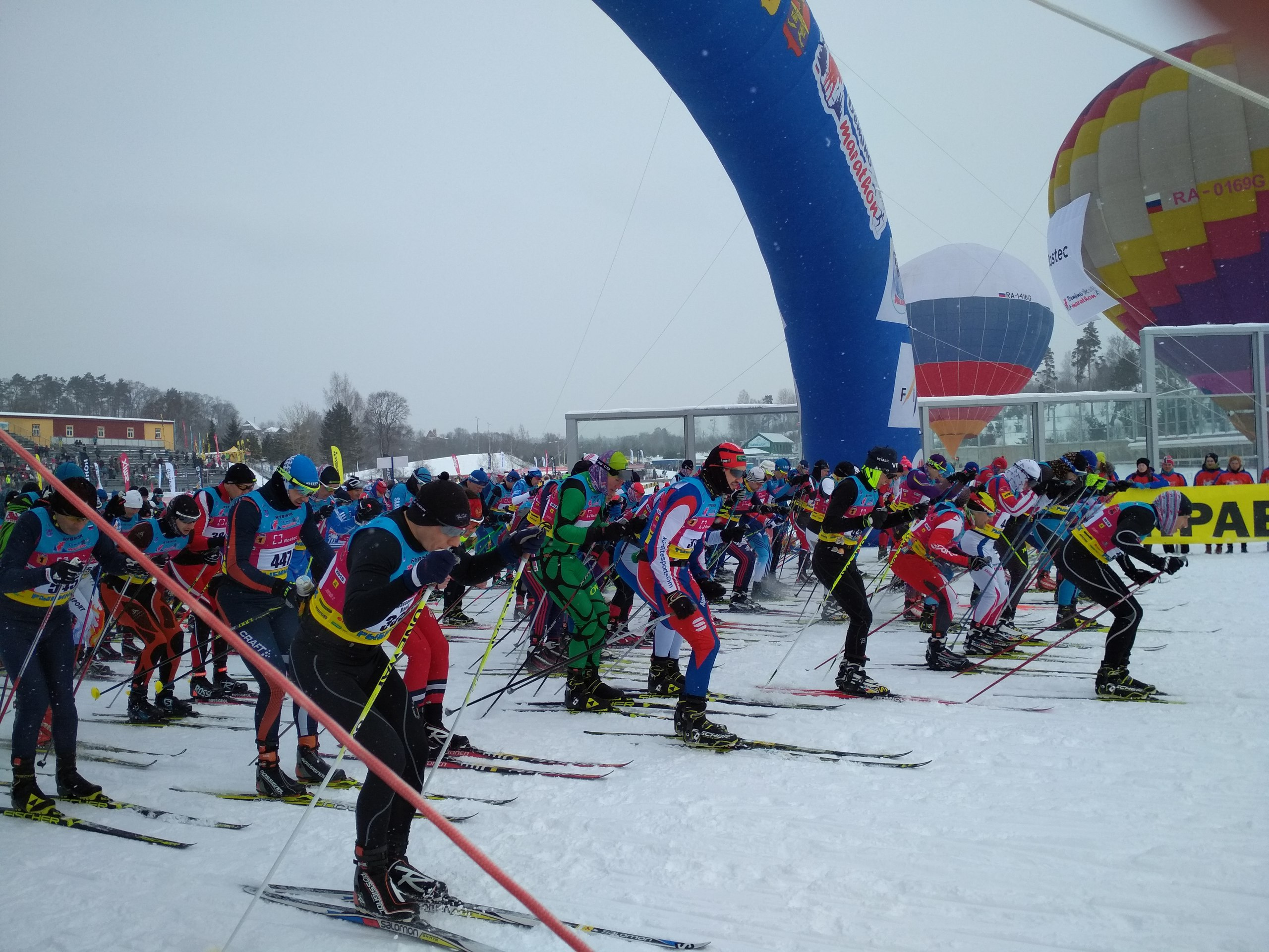 Три тысячи лыжников приехали в Рыбинск