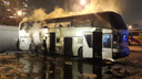 На ростовском автовокзале сгорел пассажирский автобус
