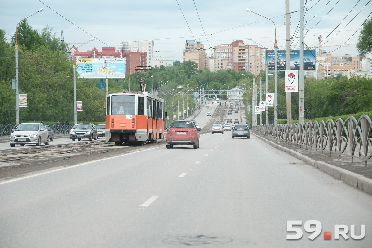 Трамваи в Мотовилихе не будут ездить до 1 сентября