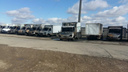 В Пермском крае ночной пожар уничтожил одиннадцать «Газелей»