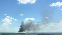 Крупный пожар вспыхнул неподалеку от стадиона «Ростов-Арена»