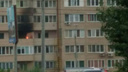 В Самаре на улице Демократической загорелся балкон с вещами жильцов