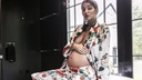 Ярославская модель снялась беременной для журнала Vogue