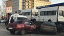 Из-за сломанного трала в центре Ростова образовалась большая пробка