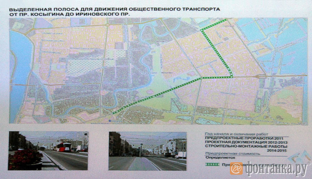 Проект продолжения ириновского проспекта