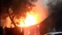 В Советском районе Ростова горел частный дом с пристройкой