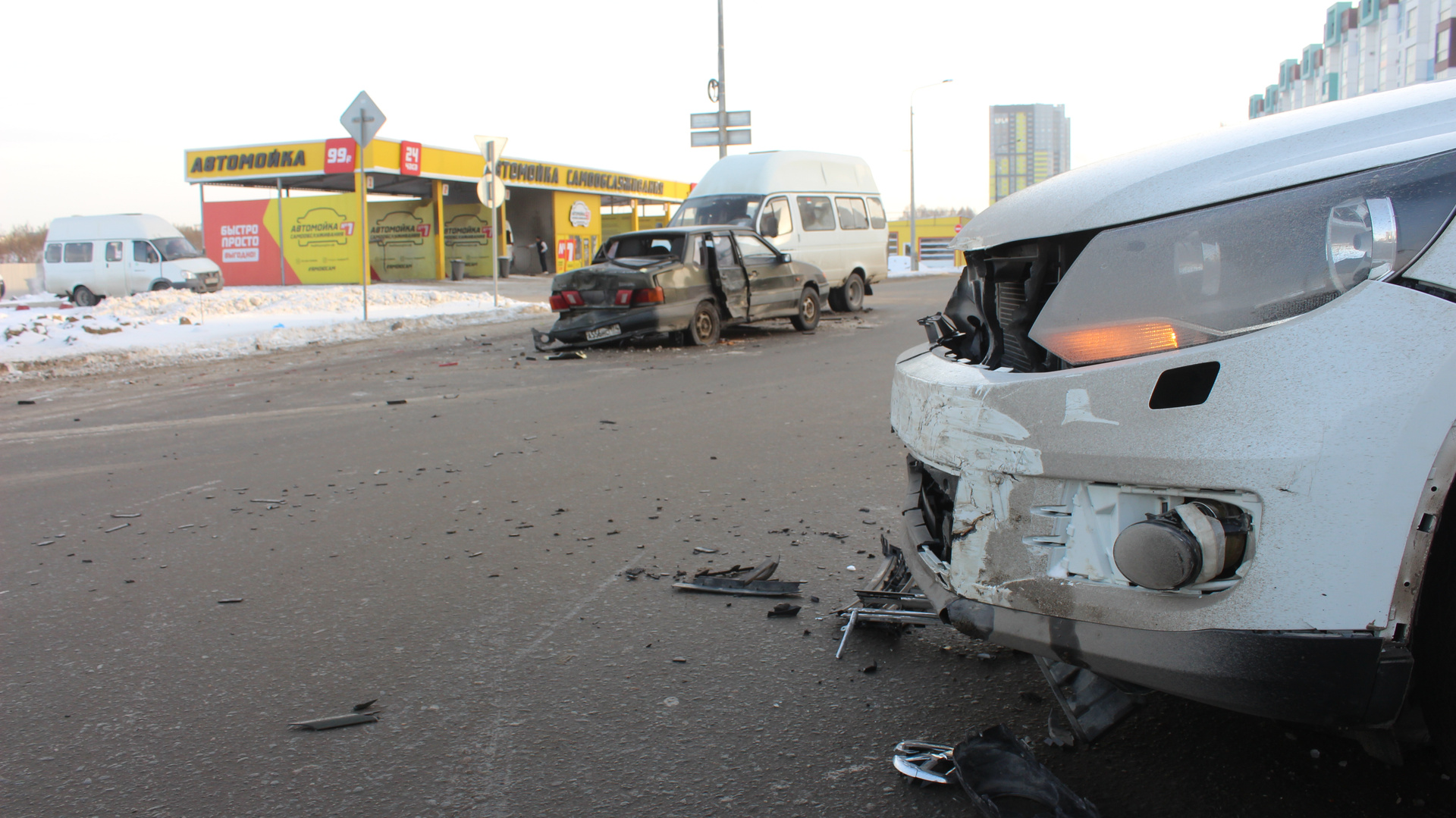 Причиной аварии на Краснопольском стало то, что водитель не уступил дорогу