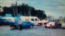 В Челябинске УАЗ столкнулся с иномаркой: пассажир получил серьезные травмы