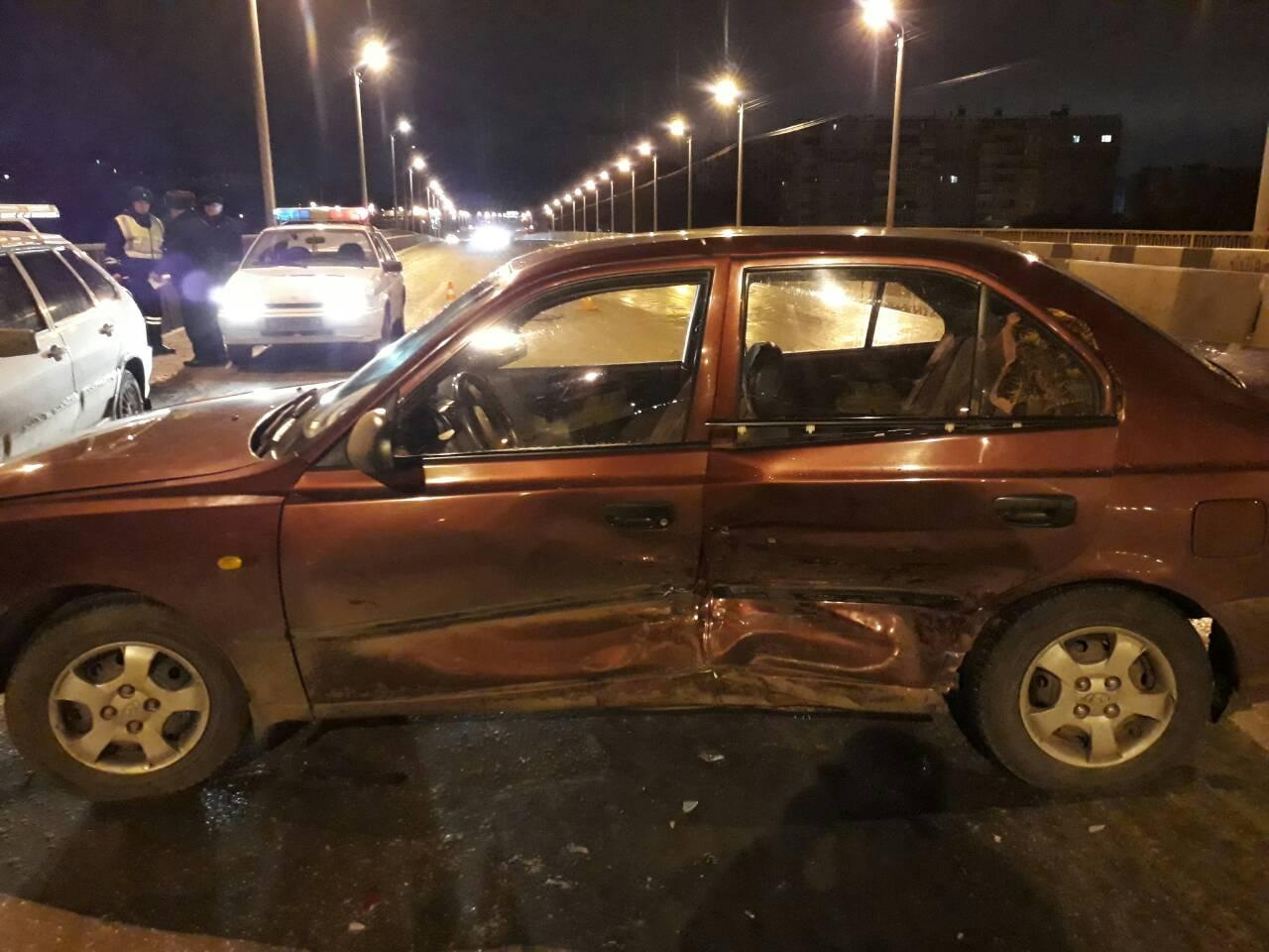 Тройное ДТП на Копейском шоссе Тройное ДТП на Копейском шоссе