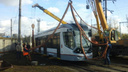 «Создан специально для Ростова»: новый трамвай привезли сегодня в донскую столицу