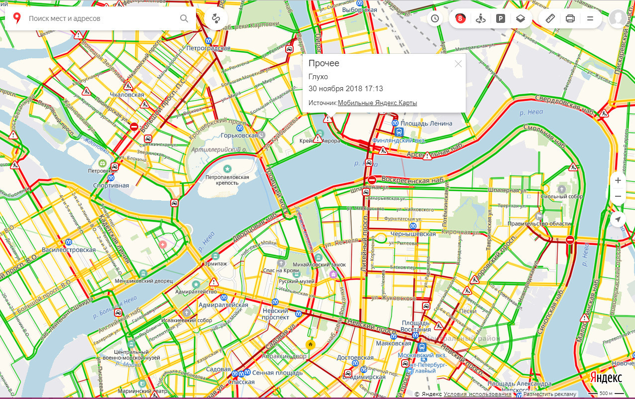 Схема платных парковок спб