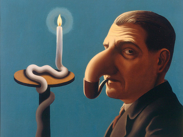 Рене Магритт «Лампа философа» (1936), фото предоставлено Amos Rex