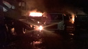 Подробности ночного пожарища в Ярославской области: сгорели машины дальнобойщиков