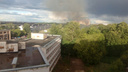 Столб чёрного дыма на Фрунзе: огонь полностью уничтожил здание