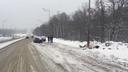 Смертельная авария на Волжском шоссе: Mitsubishi Lancer врезался в столб