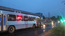 В Северодвинске междугородний автобус спровоцировал тройное ДТП