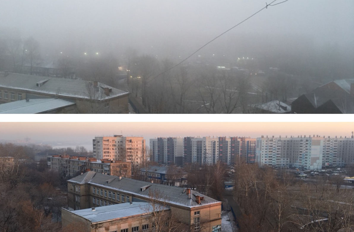 В Ленинском районе сегодня предпочитают не открывать окна В Ленинском районе сегодня предпочитают не открывать окна