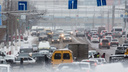 На заснеженных дорогах Волгограда случился аварийный бум