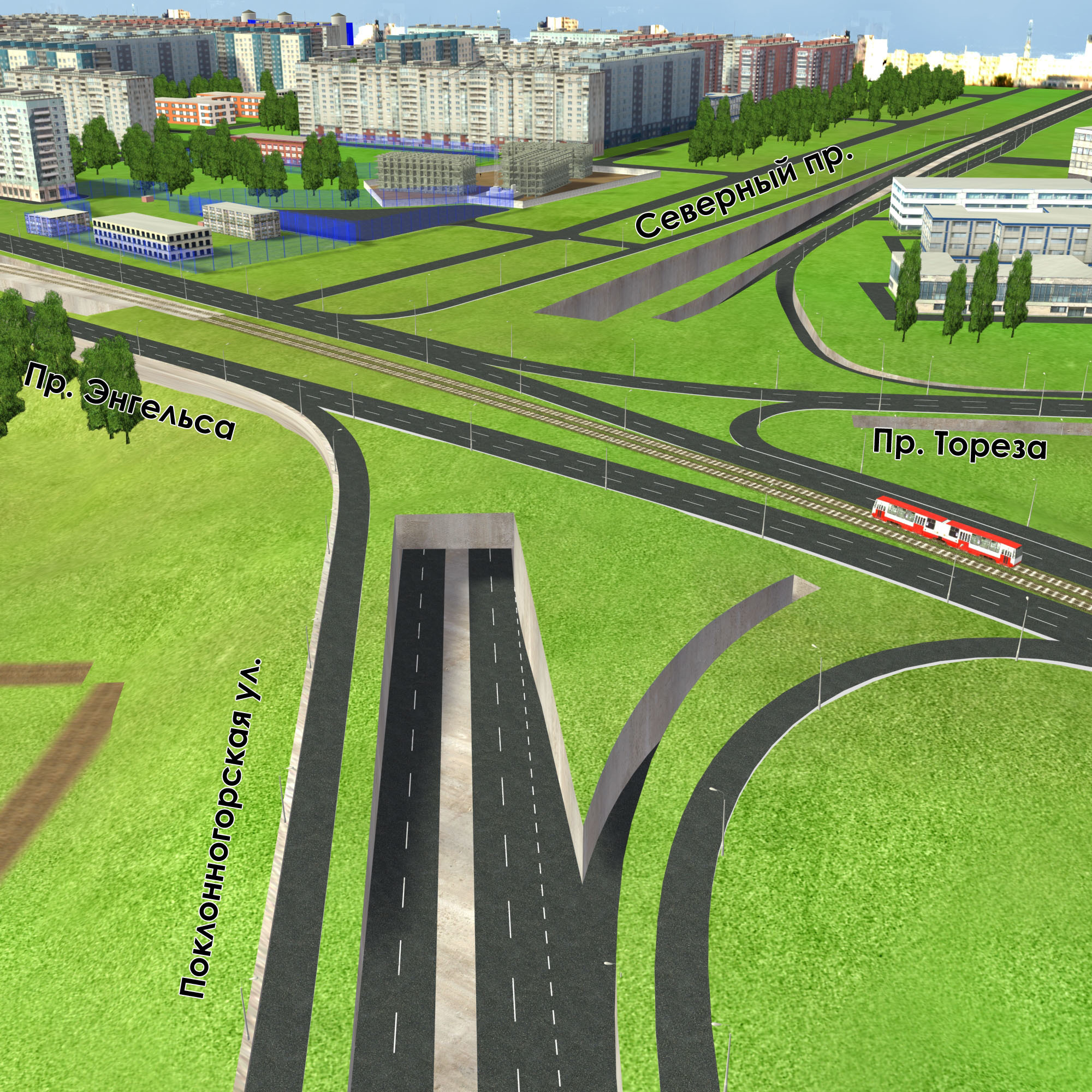 Проект дороги. Развязка Энгельса Поклонногорская. Транспортная развязка на Поклонной горе в СПБ. Проект Поклонногорской развязки. Поклонная гора проект развязки.