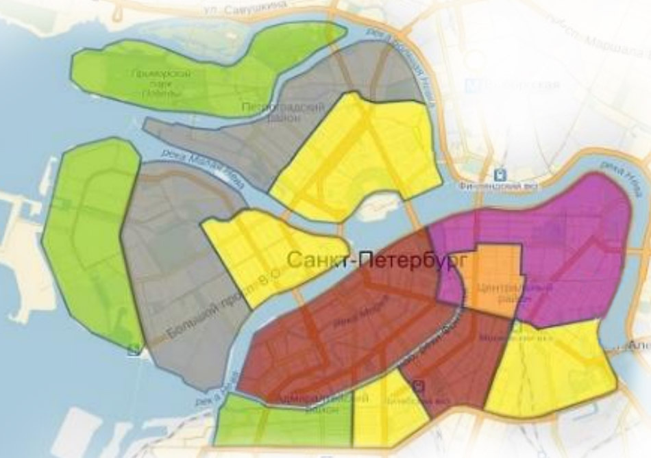Зоны платной парковки к 2020 году
